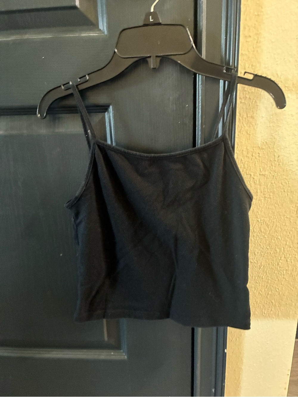 wild fable Black Cropped Spaghetti Strap Camisole